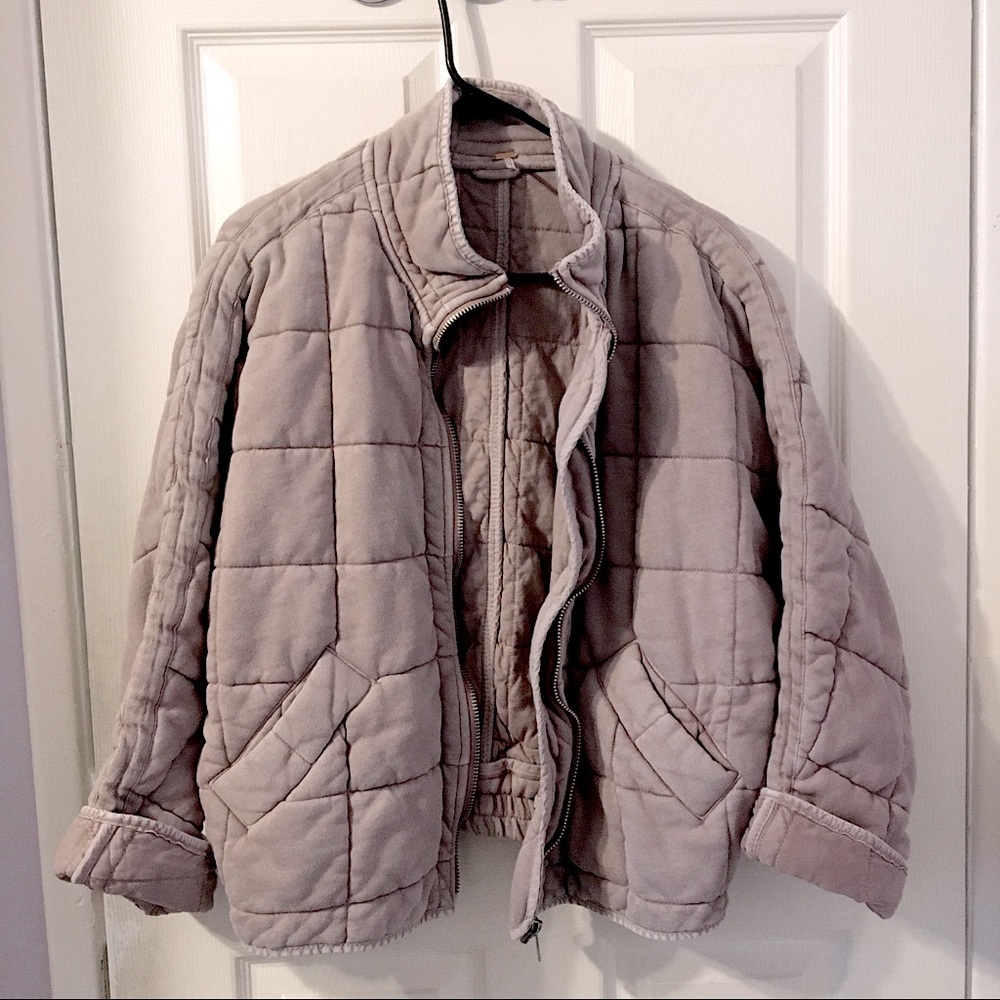 Free People Dolman Quilted Jacket